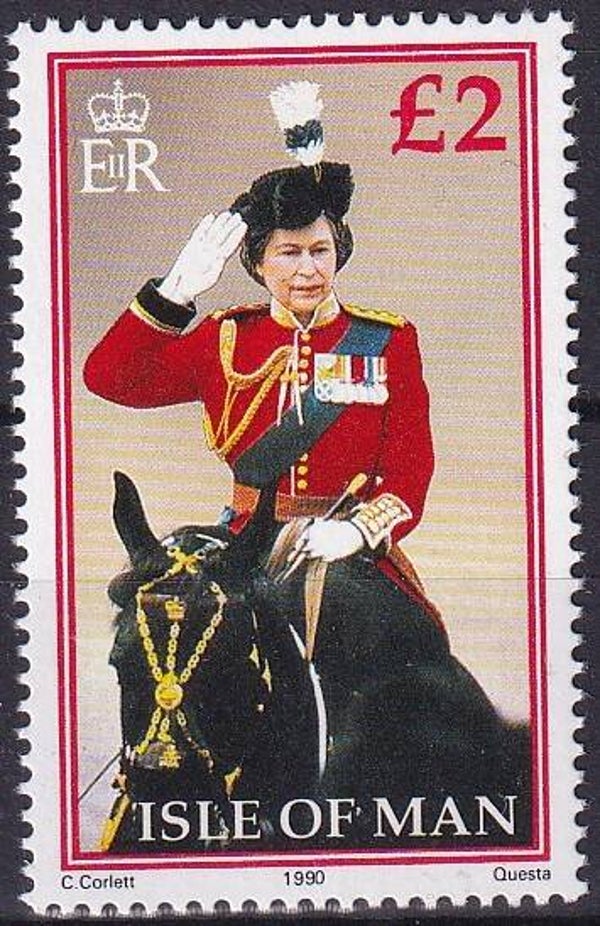 Isle of Man - 1990 - Queen - Postfris