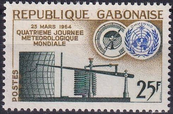 Gabon - 1964 - Meteorologie - Postfris