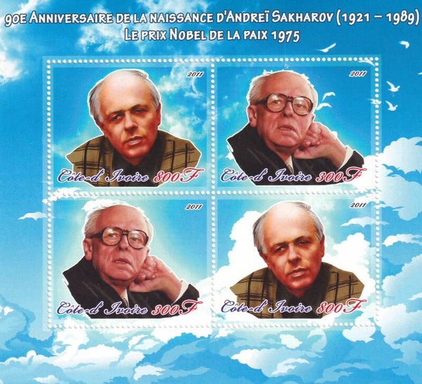 Ivoorkust - 2011 - Nobelprijs - Postfris