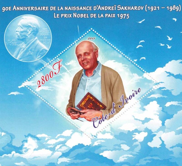 Ivoorkust - 2011 - Nobelprijs - Postfris