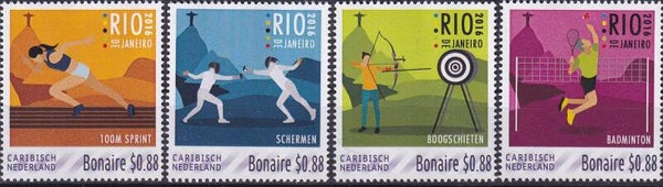 Caribisch Nederland / Bonaire - Olympische Spelen - Postfris