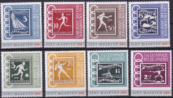Caribisch Nederland / St Maarten - Olympische Spelen - Postfris