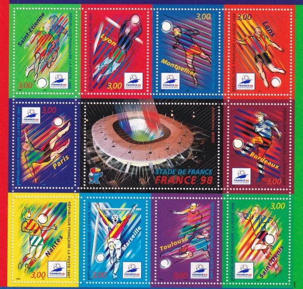 Frankrijk - 1998 - Voetbal - Postfris