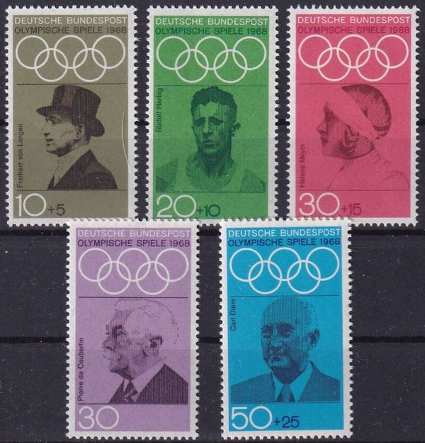 Duitsland - 1968 - Olympische Spelen - Postfris