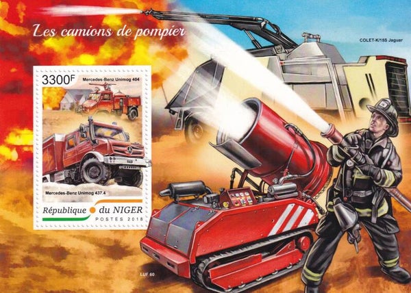 Niger - 2018 - Brandweer - Postfris