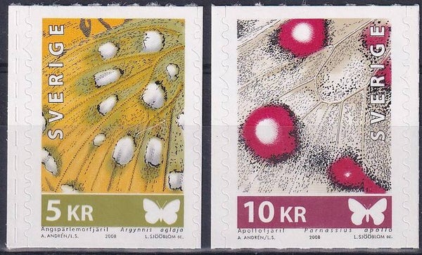 Zweden - 2008 - Vlinders - Postfris