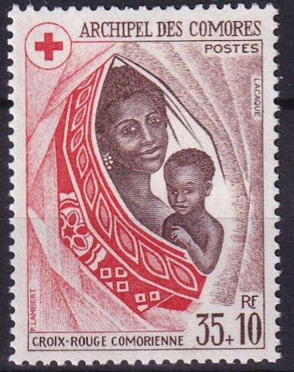 Comoren - 1974 - Rode kruis - Postfris