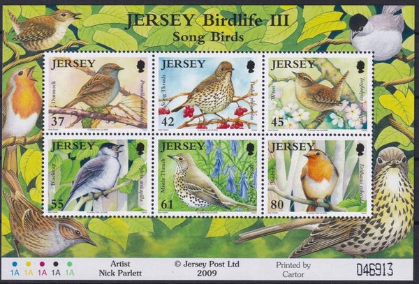 Jersey - 2009 - Vogels - Postfris