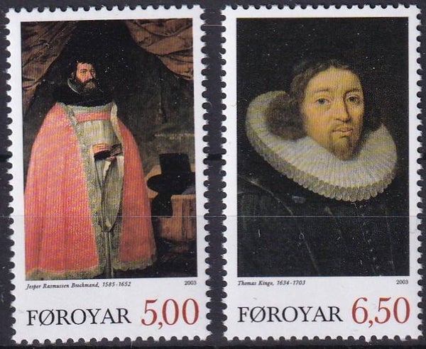Faroer - 2003 - Bekende personen - Postfris