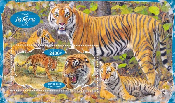 Gabon - 2020 - Tijgers - Postfris