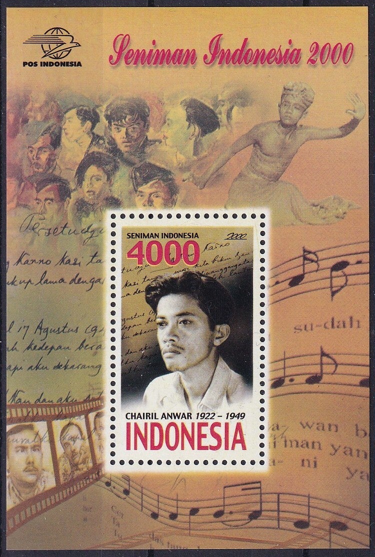 Indonesie - 2000 - Chairil Anwar - Postfris
