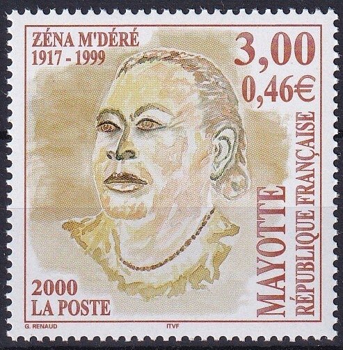 Mayotte - 2000 - Zena M Dera - Postfris