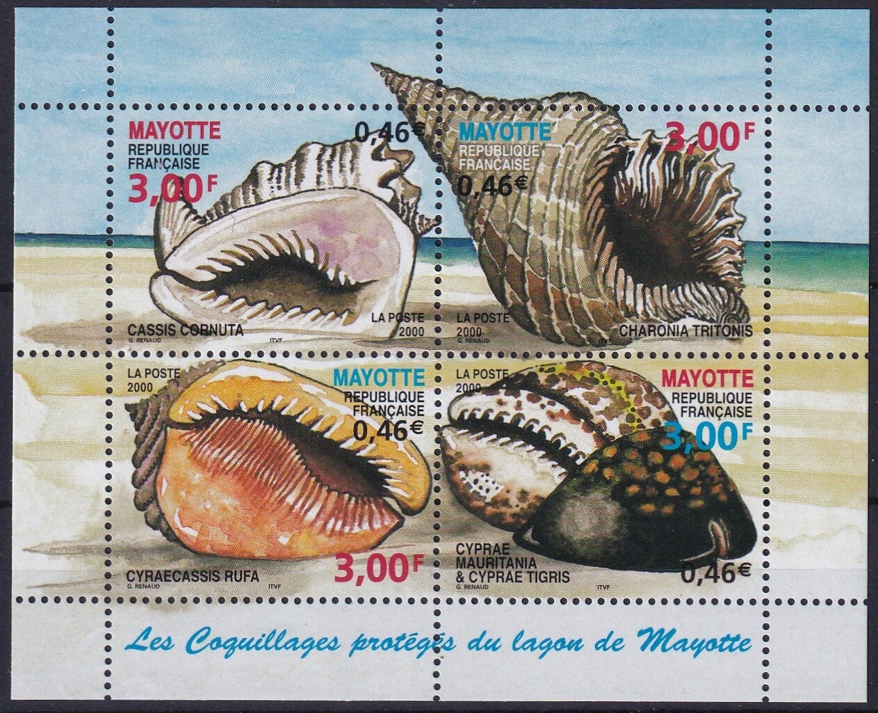 Mayotte - 2000 - Schelpen - Postfris