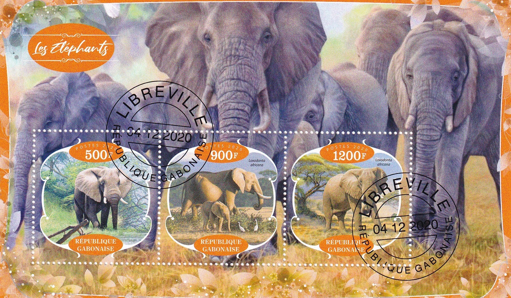 Gabon - 2020 - Dieren - Gestempeld