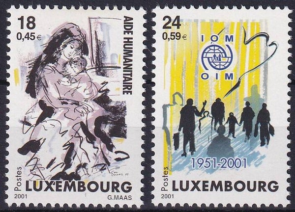 Luxemburg - 2001 - Hulp - Postfris