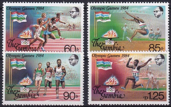 Gambia - 1984 - Olympische spelen - Postfris