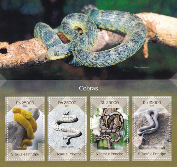 S.Tome et Principe - 2014 - Slangen - Postfris