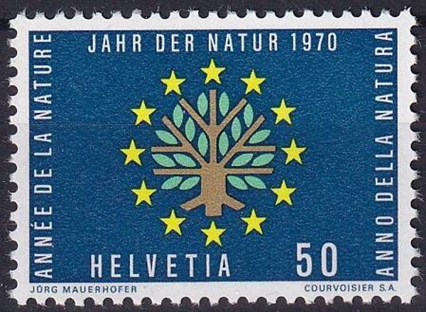 Zwitserland - 1970 - Europese meeloper - Postfris