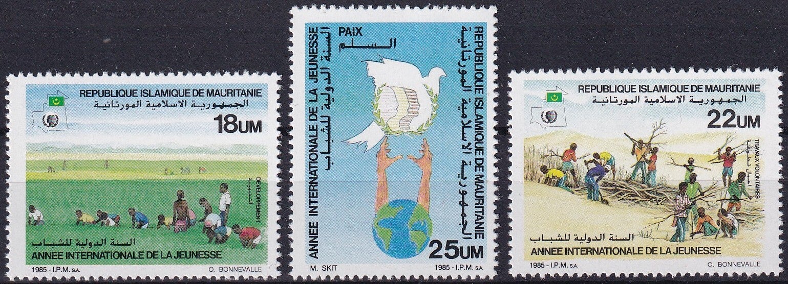Mauritanie - 1986 - Jaar van de jeugd - Postfris