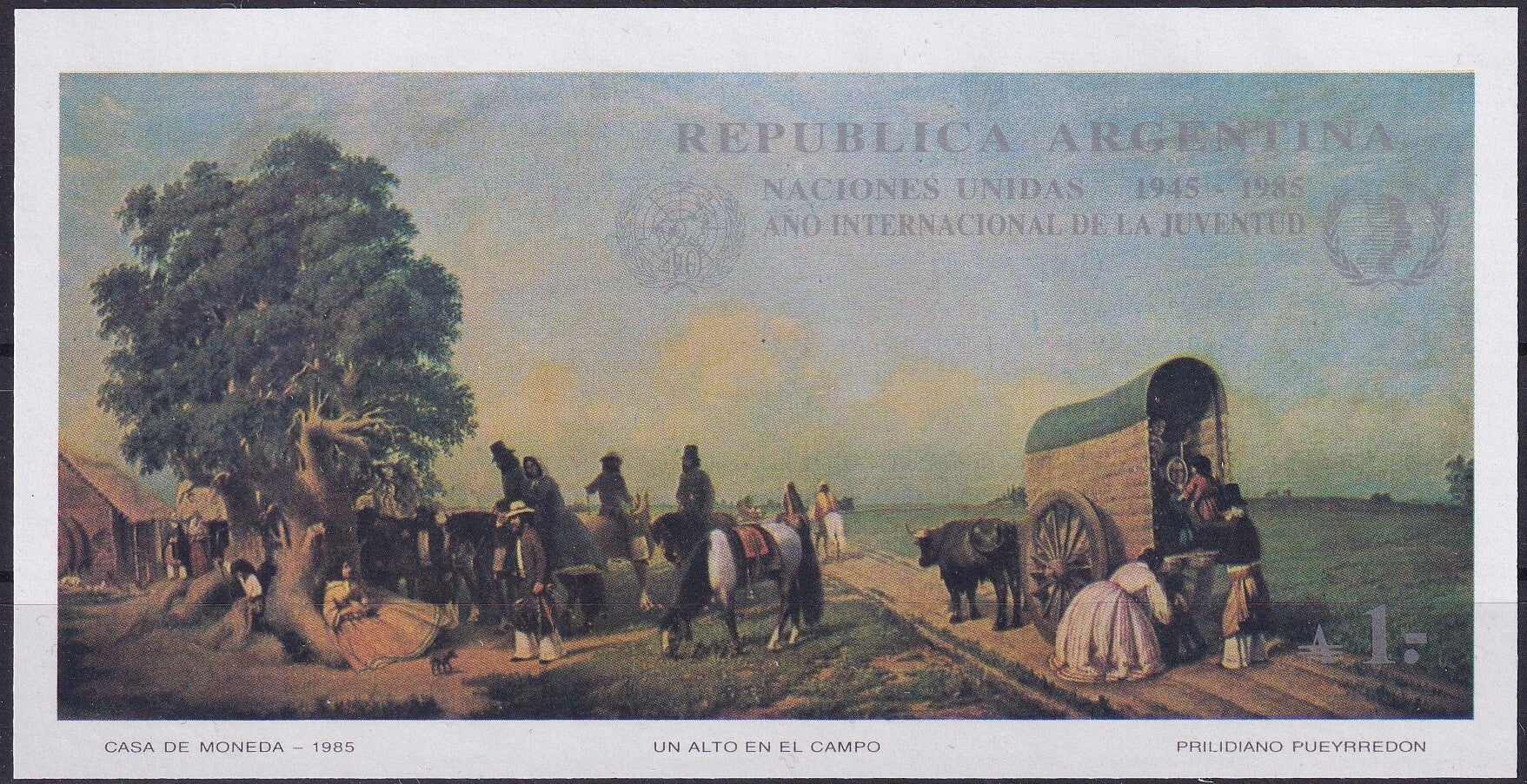 Argentinie - 1985 - Jaar van de jeugd - Postfris