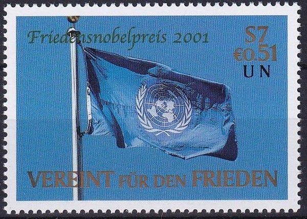 Verenigde Naties Wenen - 2001 - Nobelprijs - Postfris