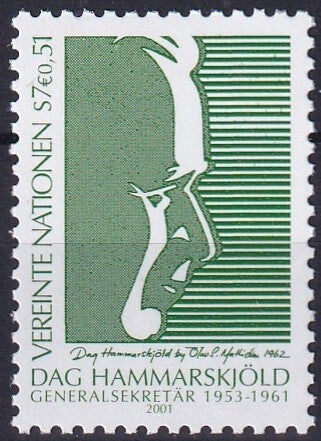 Verenigde Naties Wenen - 2001 - Dag Hammarskjold - Postfris