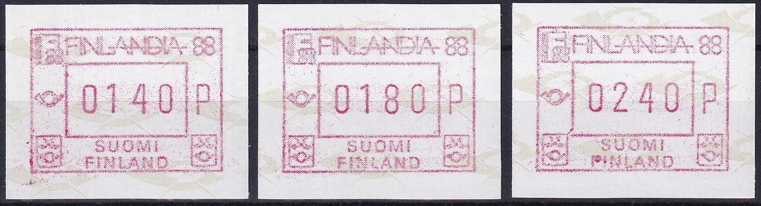 Finland - 1988 - Automaatzegels - Postfris