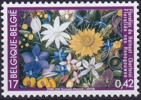 Belgie - 2000 - Bloemen - Postfris