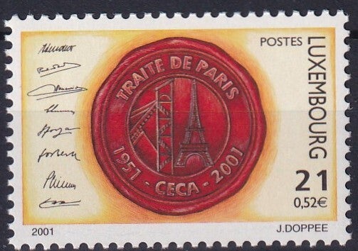 Luxemburg - 2001 - Europese meeloper - Postfris