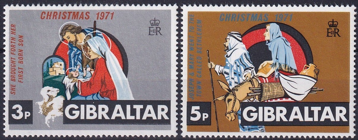 Gibraltar - 1971 - Kerst - Postfris