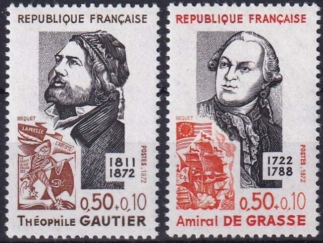 Frankrijk - 1972 - Bekende personen - Postfris ***