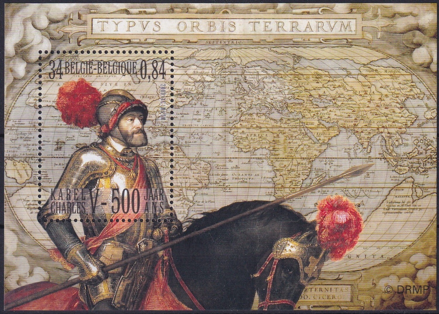 Belgie - 2000 - Carl V - Postfris