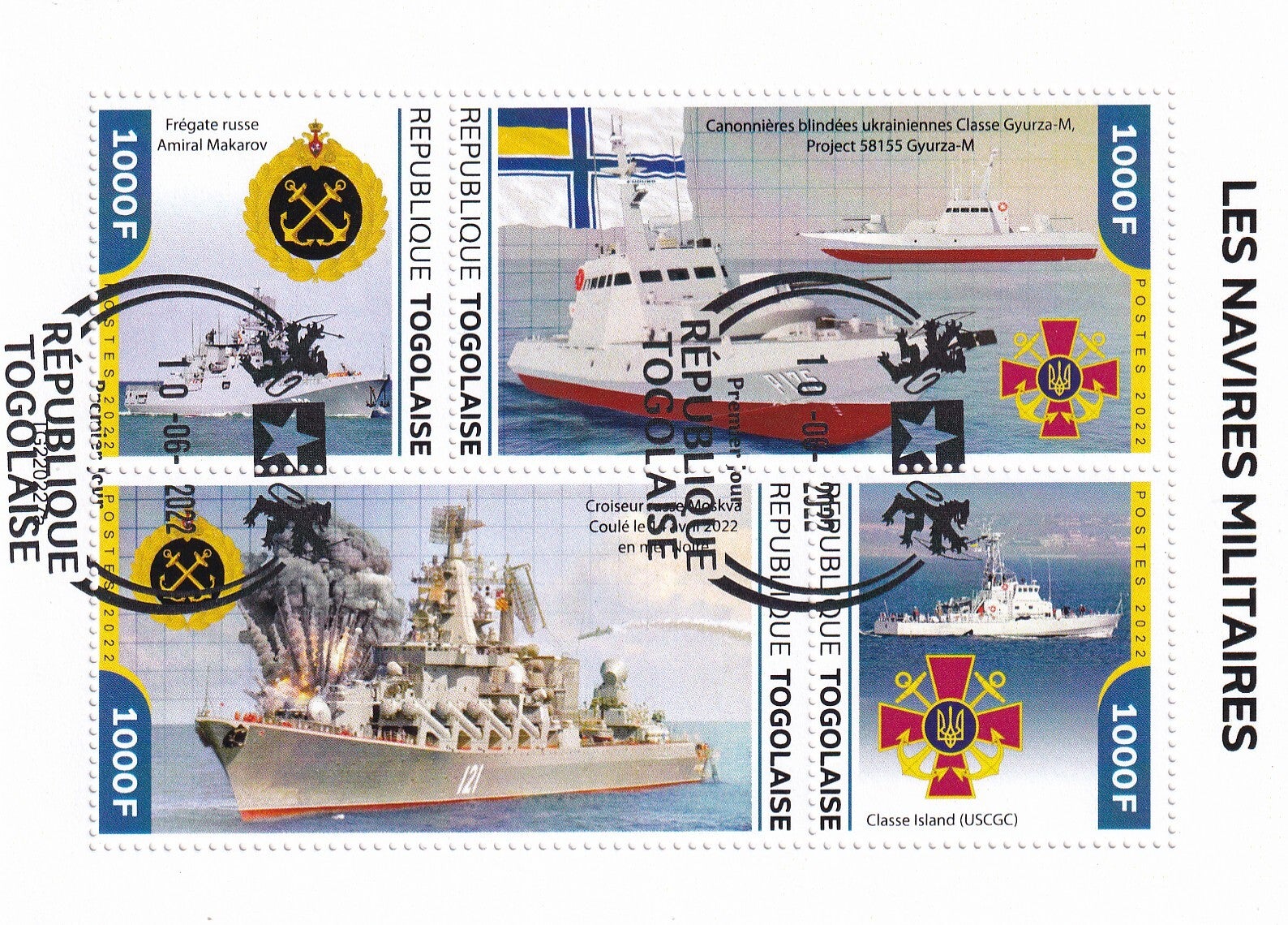 Togo - 2022 - Oorlog Oekraine - Gestempeld