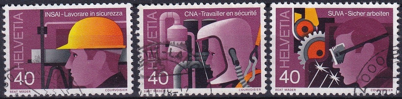 Zwitserland - 1978 - Veiligheid - Gestempeld