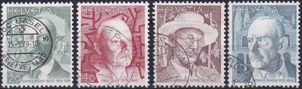 Zwitserland - 1979 - Bekende personen - Gestempeld
