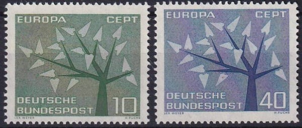 Duitsland - 1962 - Europa - Postfris
