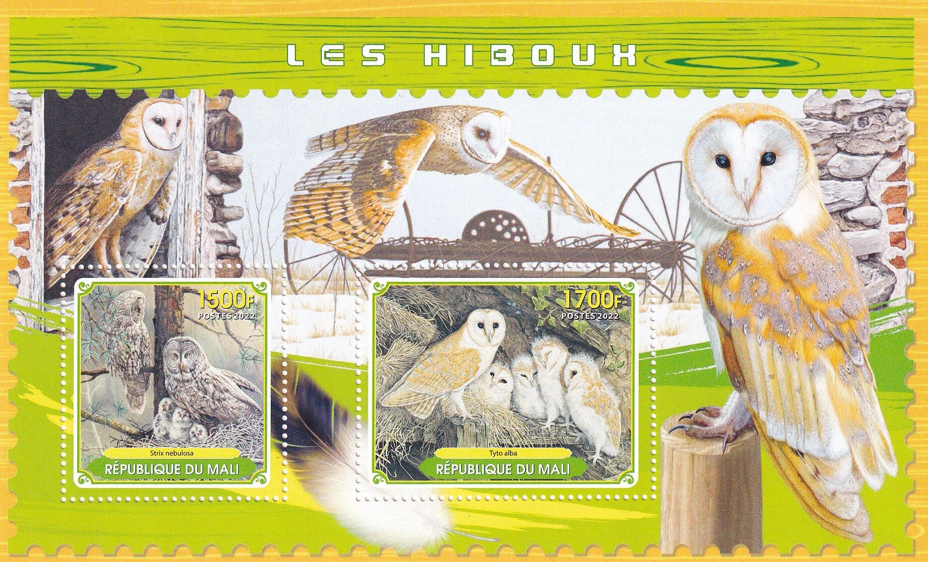 Mali - 2022 - Uilen - Postfris