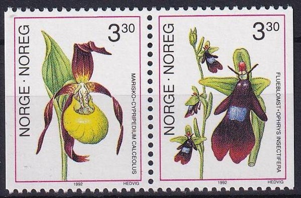 Noorwegen - 1992 - Orchidee - Postfris