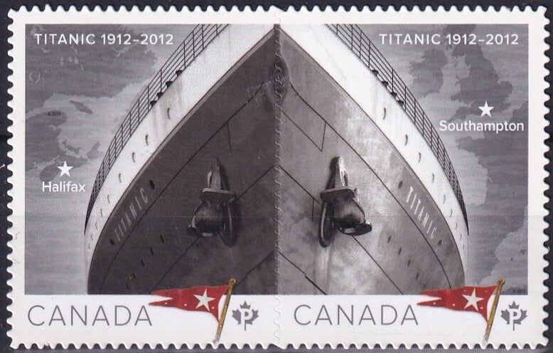Canada - 2012 - Titanic - Ongebruikt (plakker/rest)