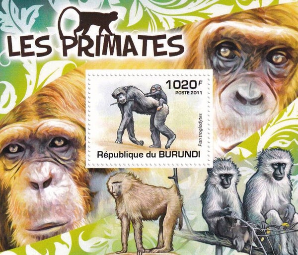 Burundi - 2011 - Apen - Postfris