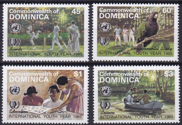 Dominica - 1985 - Jaar van de jeugd - Postfris