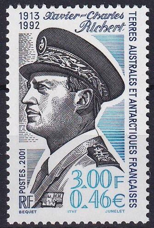 Frans Antarctica - 2001 - Richert - Postfris