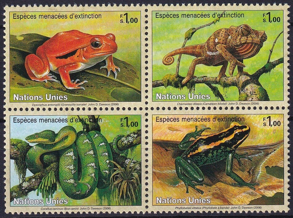 Verenigde Naties Geneve - 2006 - Reptielen - Postfris