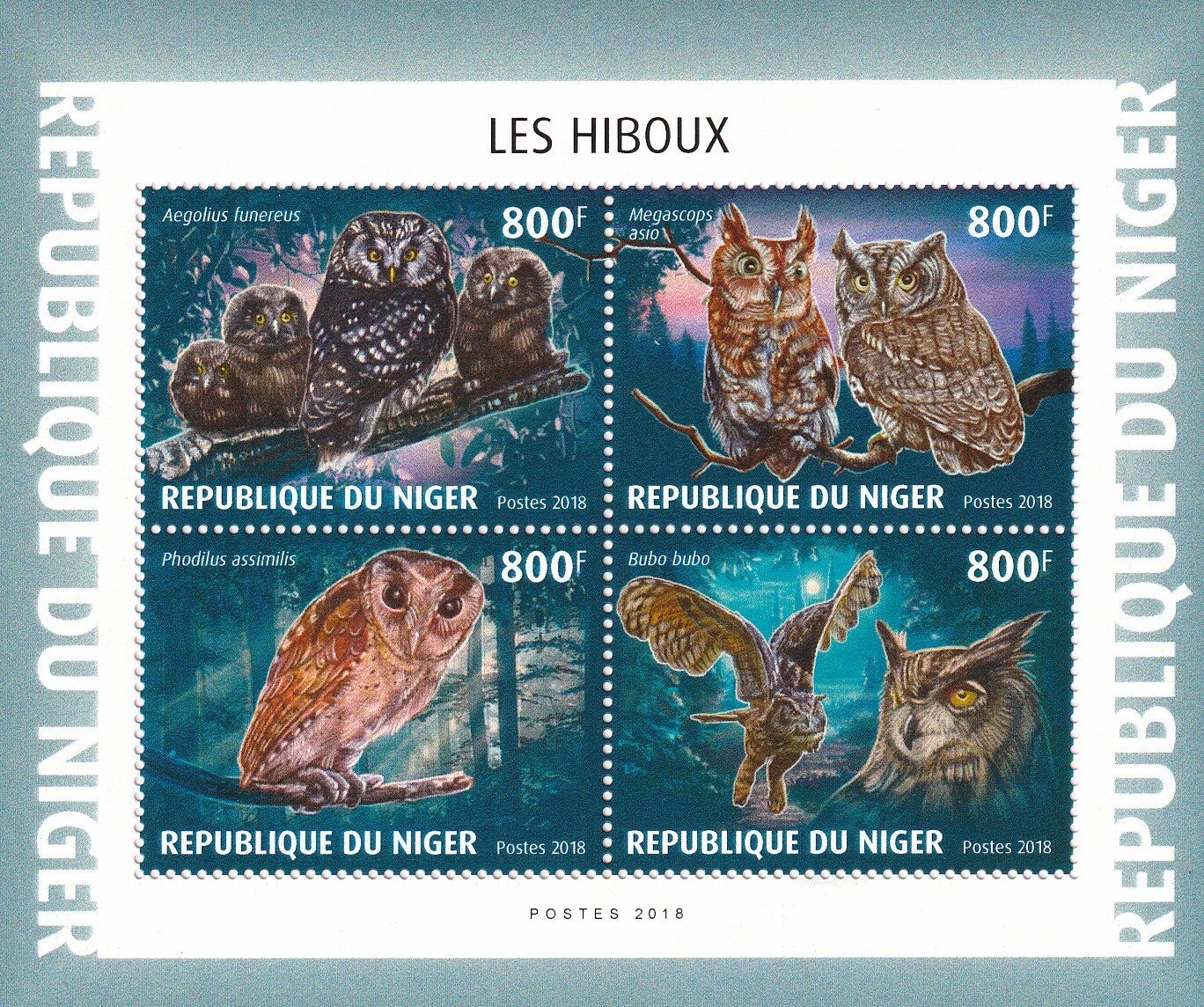 Niger - 2018 - Uilen - Postfris