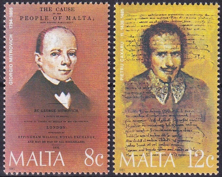 Malta - 1985 - Bekende personen - Postfris