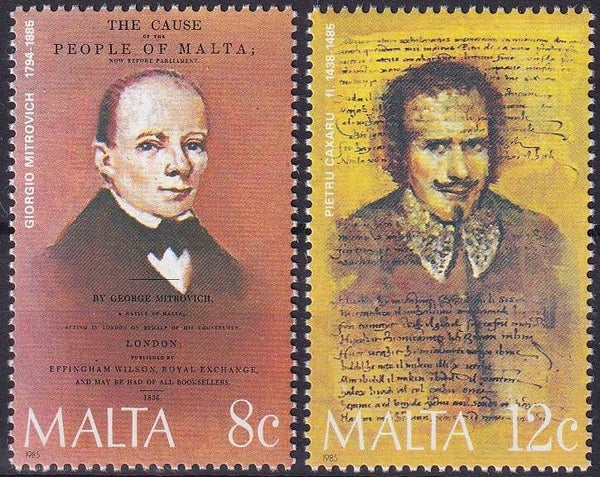 Malta - 1985 - Bekende personen - Postfris