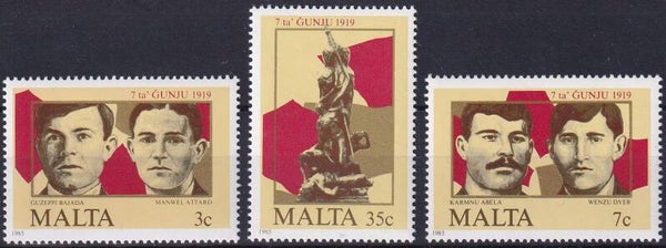 Malta - 1985 - Uprising 1919 - 1985 - Postfris