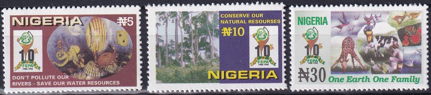 Nigeria - 1999 - Milieu - Postfris