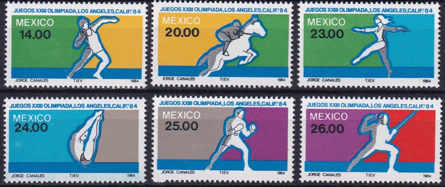 Mexico - 1984 - Olympische spelen - Postfris