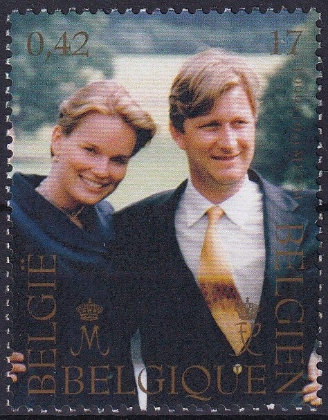 Belgie - 1999 - Huwelijk - Postfris
